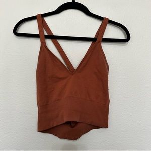 Free people movement women’s size medium/large M/L good karma crop top seamless
